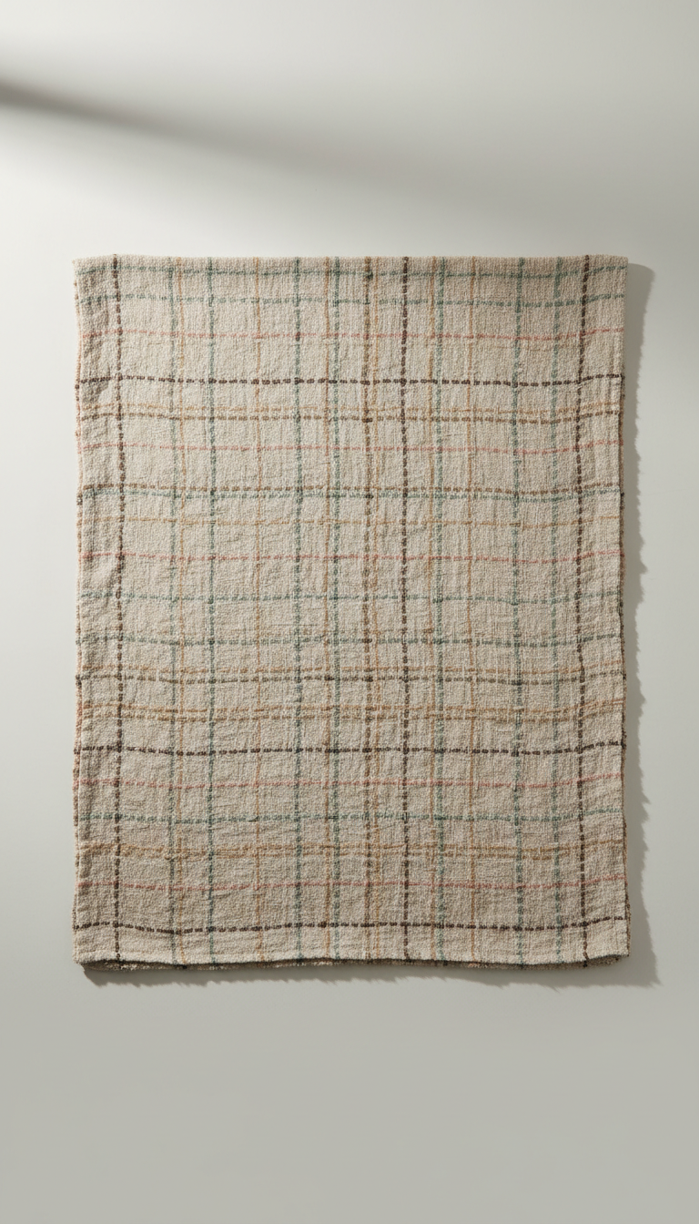 Linen Cushion With Raw Edge