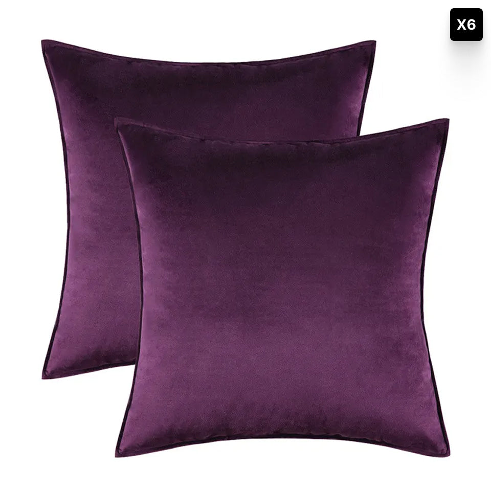 Velvet Cushion Cover – Soft Fabric – Hidden Zip