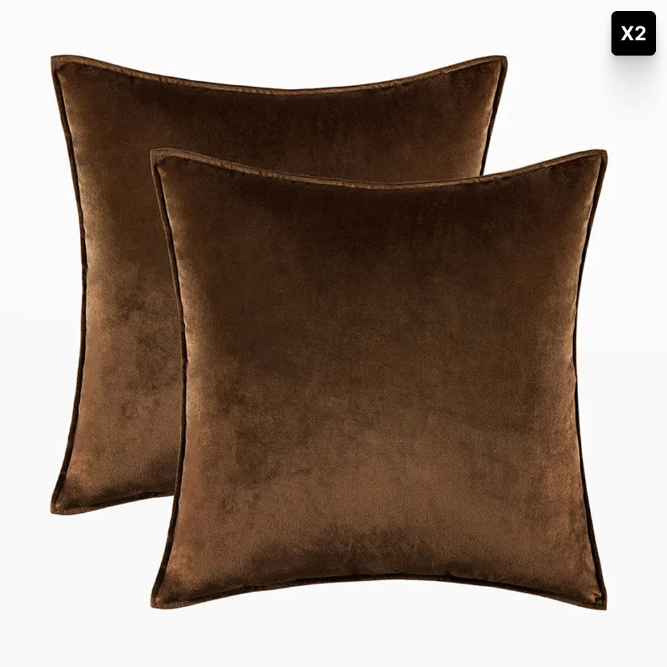 Velvet Cushion Cover – Soft Fabric – Hidden Zip