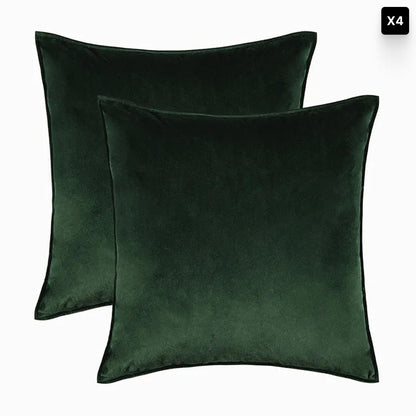 Velvet Cushion Cover – Soft Fabric – Hidden Zip