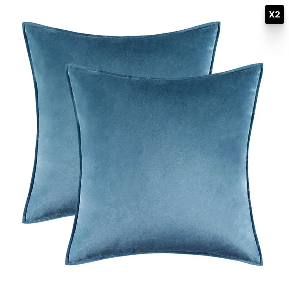 Velvet Cushion Cover – Soft Fabric – Hidden Zip