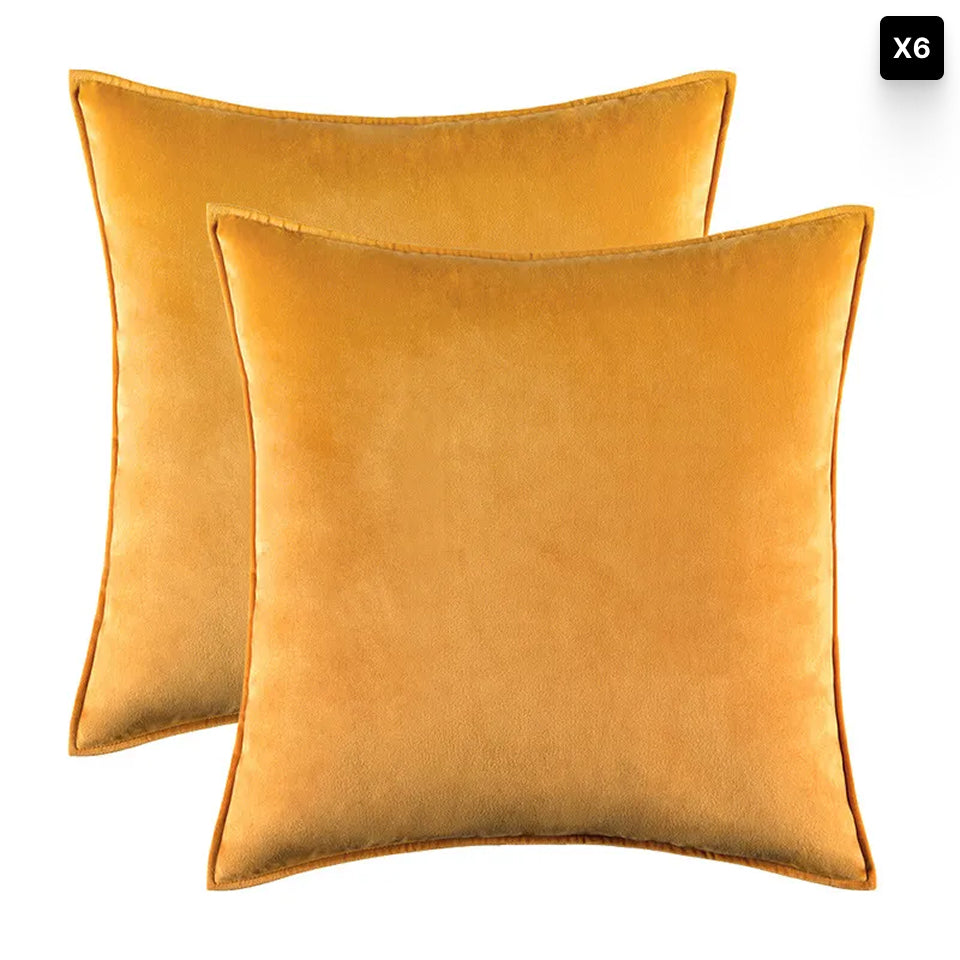 Velvet Cushion Cover – Soft Fabric – Hidden Zip