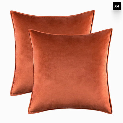 Velvet Cushion Cover – Soft Fabric – Hidden Zip