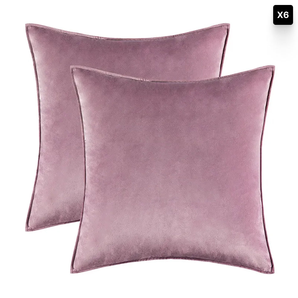 Velvet Cushion Cover – Soft Fabric – Hidden Zip