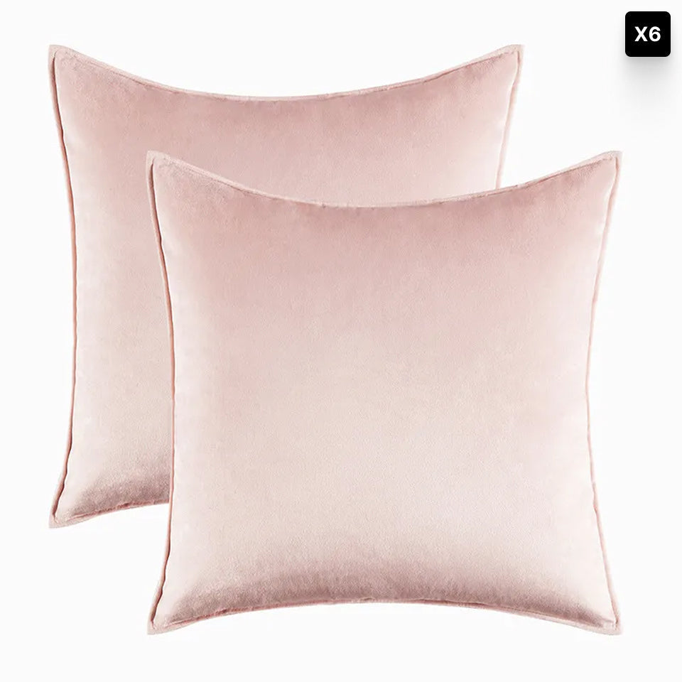 Velvet Cushion Cover – Soft Fabric – Hidden Zip