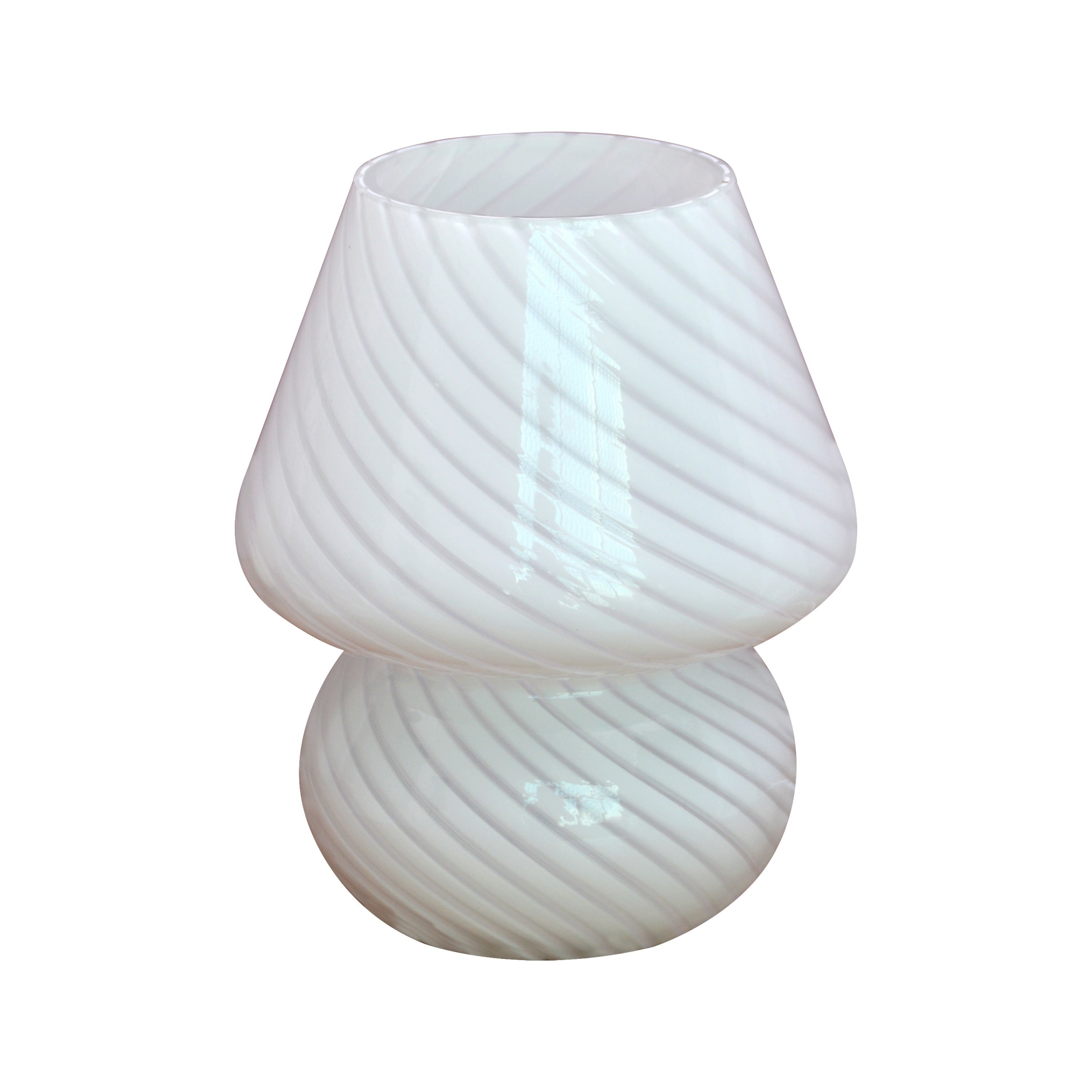 Glass Mushroom Lamp – USB Powered – Dimmable LED – Retro Design