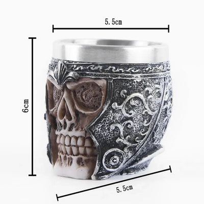 Viking Wood Style Beer Mug Simulation Wooden Barrel Beer Cup Double Wall Drinking Mug Metal Insulated 1PCS Bar Drinking Кружка