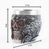 Viking Wood Style Beer Mug Simulation Wooden Barrel Beer Cup Double Wall Drinking Mug Metal Insulated 1PCS Bar Drinking Кружка
