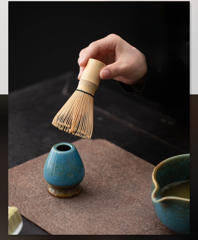 Japanese Matcha Set – Handmade Ceramic – 4-Piece Set