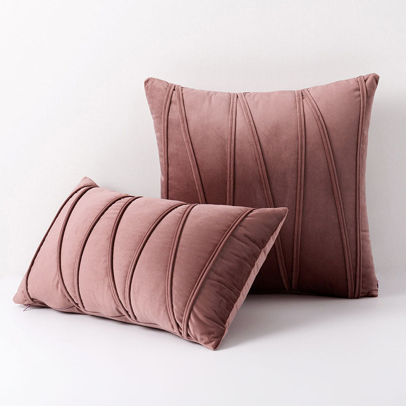 Velvet Cushion Cover Soft Polyester For Home