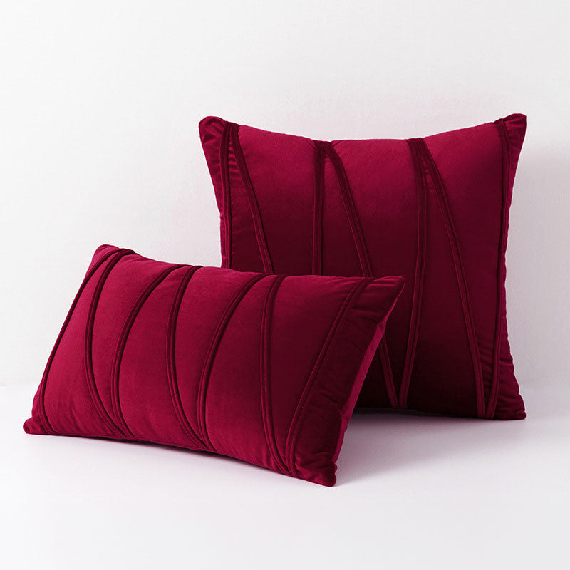 Velvet Cushion Cover Soft Polyester For Home