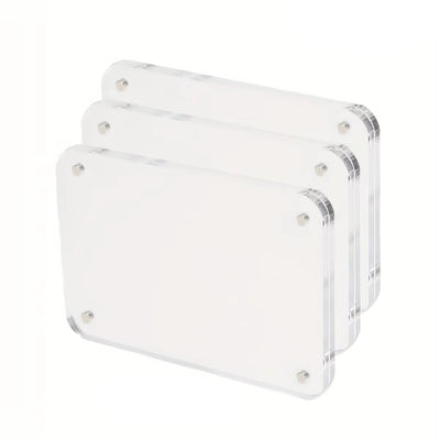 Acrylic Refrigerator Magnetic Frame, Clear Reversible Refrigerator Magnet Photo Frame, Display Frame, for Fujifilm