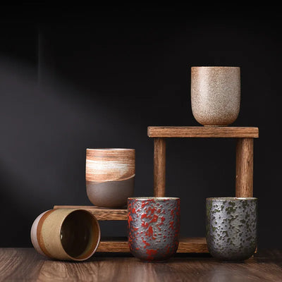 Japanese Tea Cup – Handmade Ceramic – Handleless Design