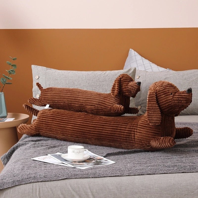 Dachshund Draught Stopper – Soft Plush Cushion – Door & Window