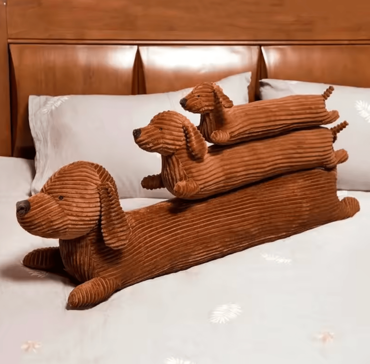 Dachshund Draught Stopper – Soft Plush Cushion – Door & Window