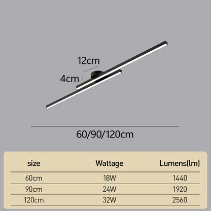 Linear LED Ceiling Light – Slim Design – Indoor Use