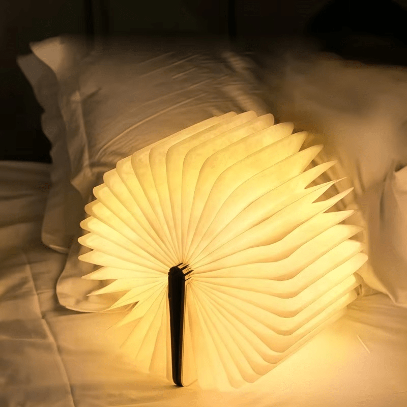 Foldable Book Lamp – 360° – Rechargeable – 3 Light Modes