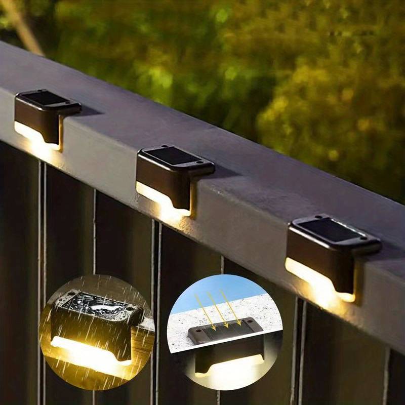 Solar Wall Lights – Wireless – Automatic Sensor – Set of 4