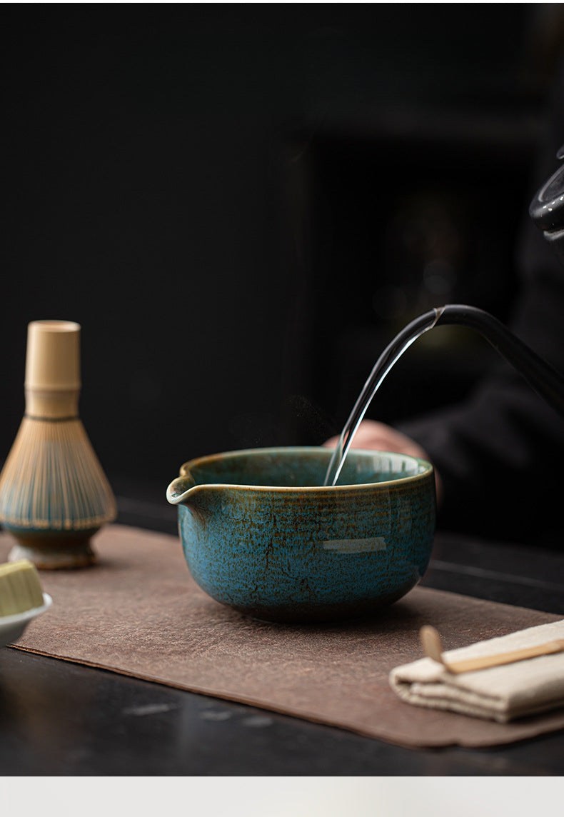 Japanese Matcha Set – Handmade Ceramic – 4-Piece Set