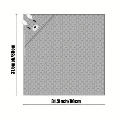 Premium Ultra-Soft, Absorbent Bath Towel — 31.5" X 31.5" (80 X 80 Cm) — Breathable Towel with Adorable Animal Patterns (Doubles as a Bath Towel, Blanket, or Beach Towel) — an Essential Must-Have for All Seasons.
