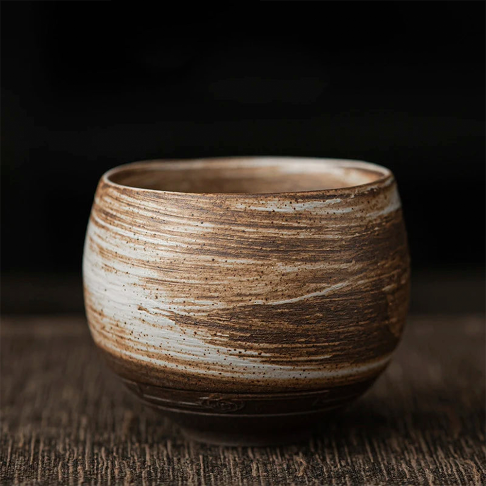 Ceramic Espresso Cups – Handmade Stoneware – Japandi Design