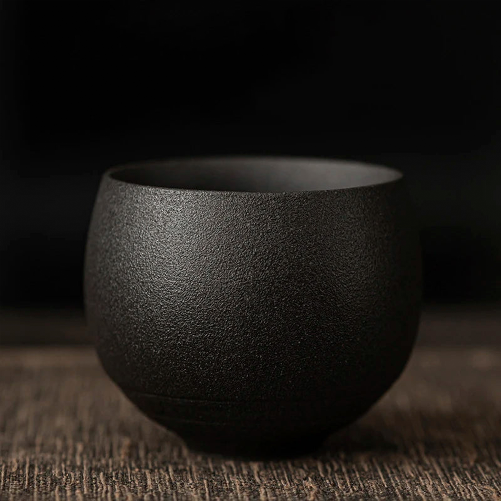 Ceramic Espresso Cups – Handmade Stoneware – Japandi Design