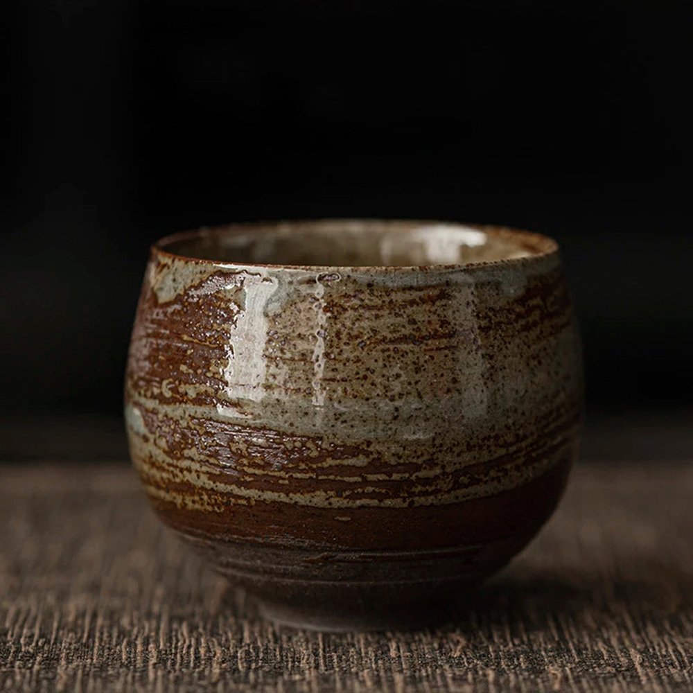 Ceramic Espresso Cups – Handmade Stoneware – Japandi Design