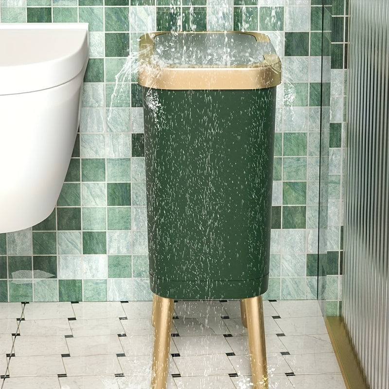 15L Rubbish Bin – Odour-Sealing Lid – Elevated Legs – Home Use