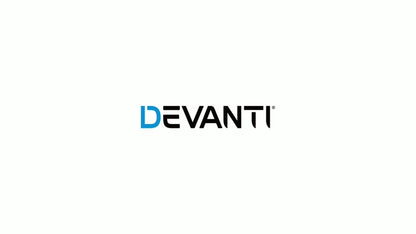 Devanti Portable Ice Maker Machine Ice Cube Tray 12Kg Bar Countertop Black