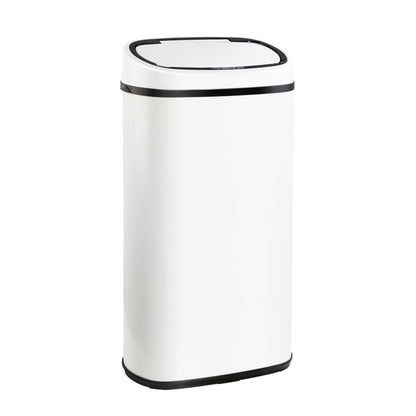 Devanti 58L Motion Sensor Bin Rubbish Automatic Trash Can Kitchen White