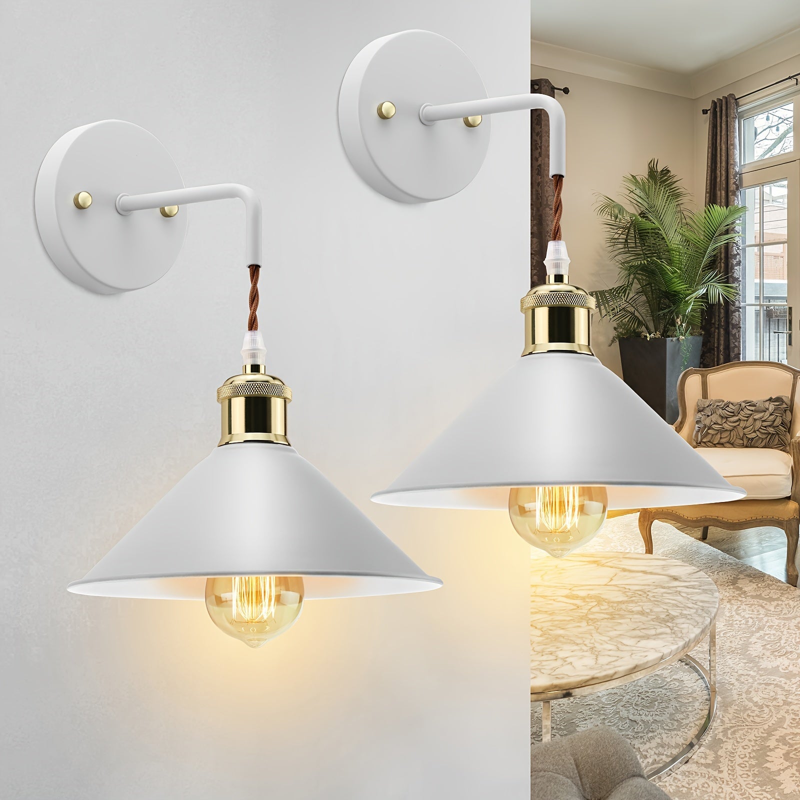 Metal Wall Sconce – Industrial – E26 – Oil-Rubbed Indoor Light