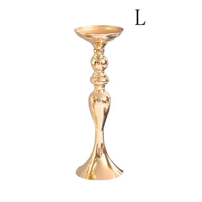 Candle Holders Christmas Decorations Wedding Centerpieces Lantern Stand Home Gold Flower Vase Table Centerpiece Event Flowe