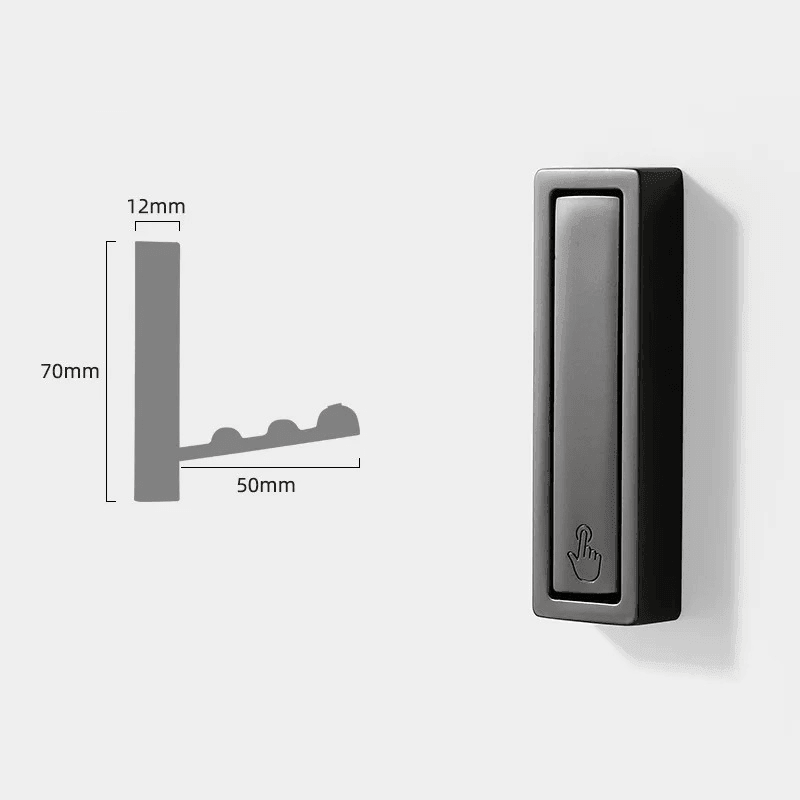 Folding Wall Hook – Zinc Alloy – Space-Saving Design