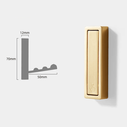 Folding Wall Hook – Zinc Alloy – Space-Saving Design