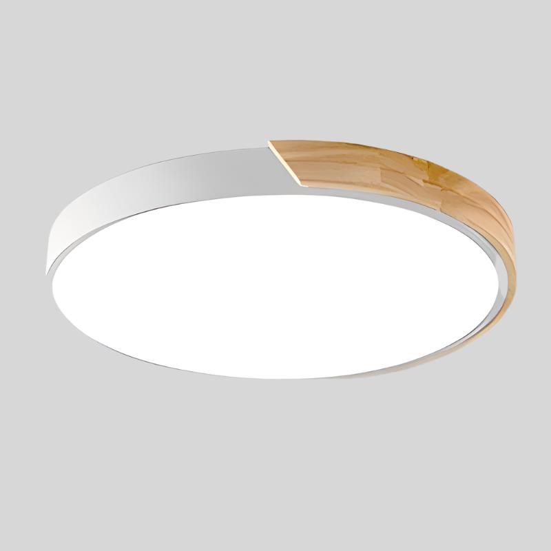 LED Ceiling Light – Wooden Finish – Round Design