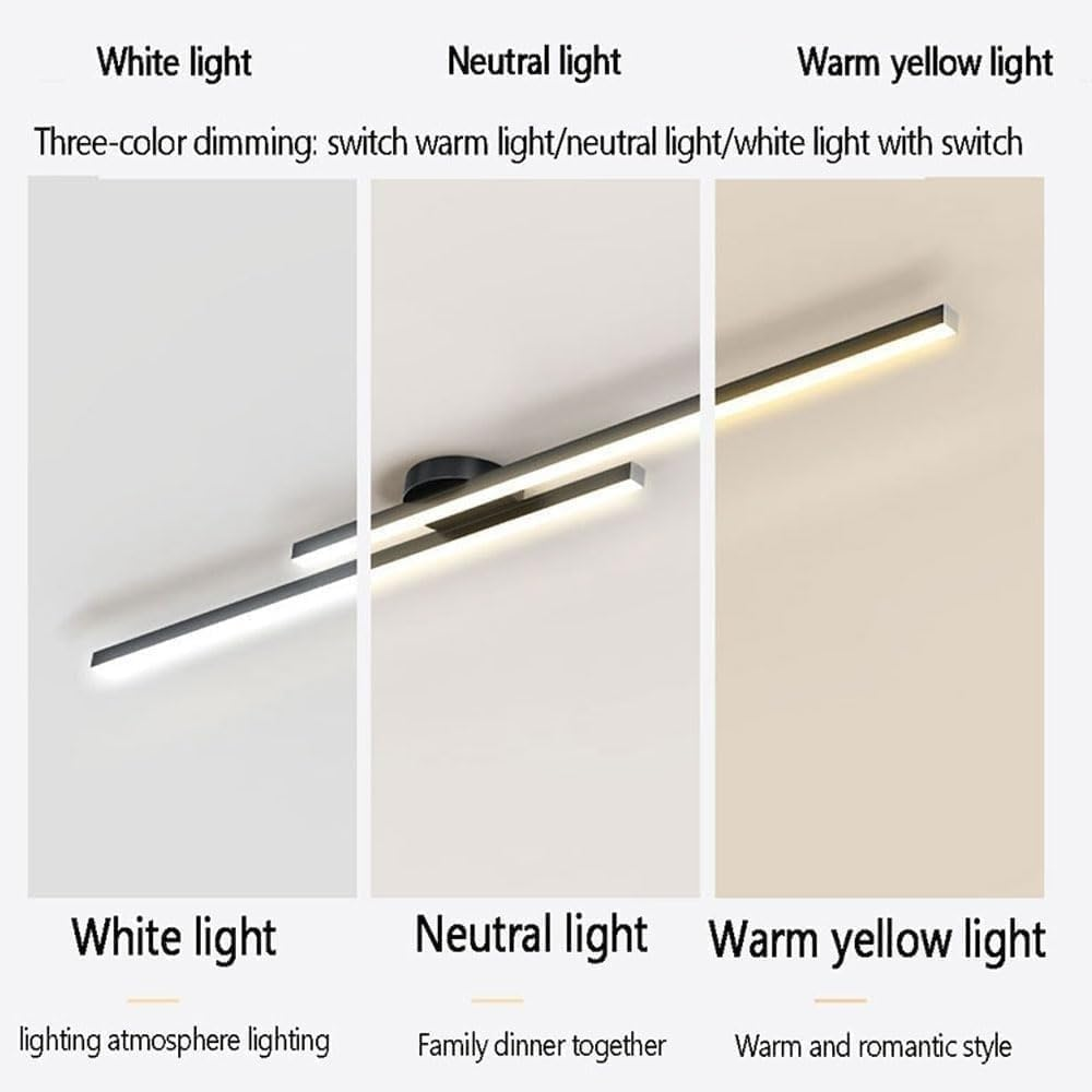 Linear LED Ceiling Light – Slim Design – Indoor Use