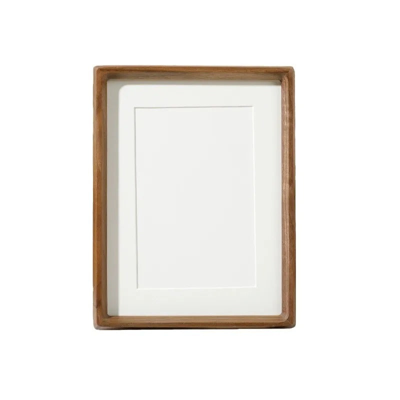 rounded corner wooden photo frame