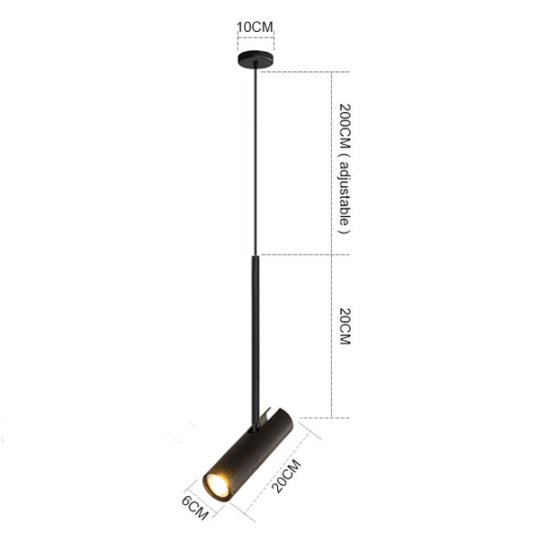 Adjustable LED Pendant Light Aluminium For Home