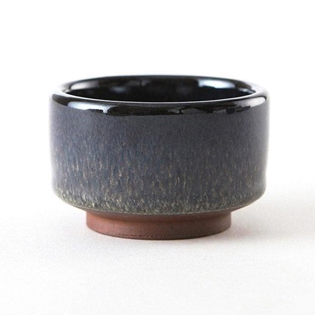 Japanese Sake Cup Handmade Purple Clay For Tea