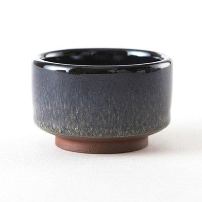 Japanese Sake Cup Handmade Purple Clay For Tea