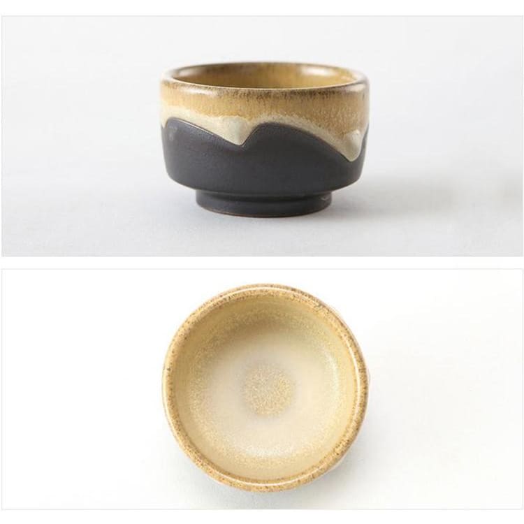Japanese Sake Cup Handmade Purple Clay For Tea