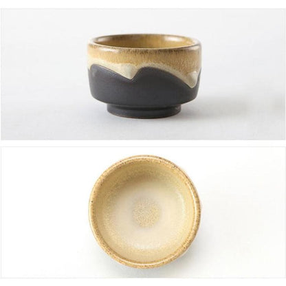 Japanese Sake Cup Handmade Purple Clay For Tea