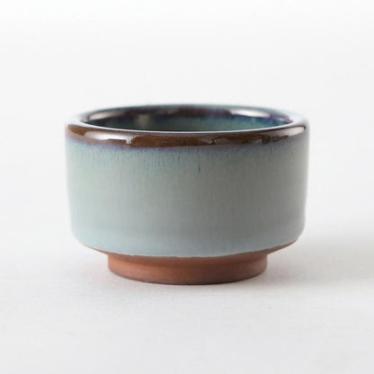 Japanese Sake Cup Handmade Purple Clay For Tea