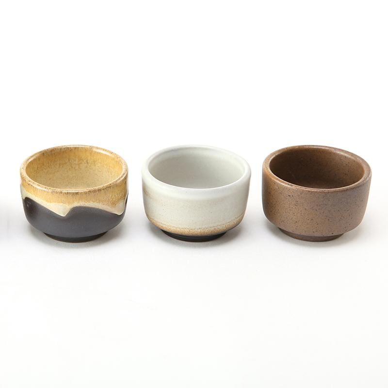 Japanese Sake Cup Handmade Purple Clay For Tea