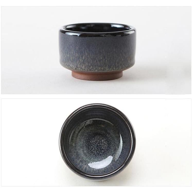 Japanese Sake Cup Handmade Purple Clay For Tea