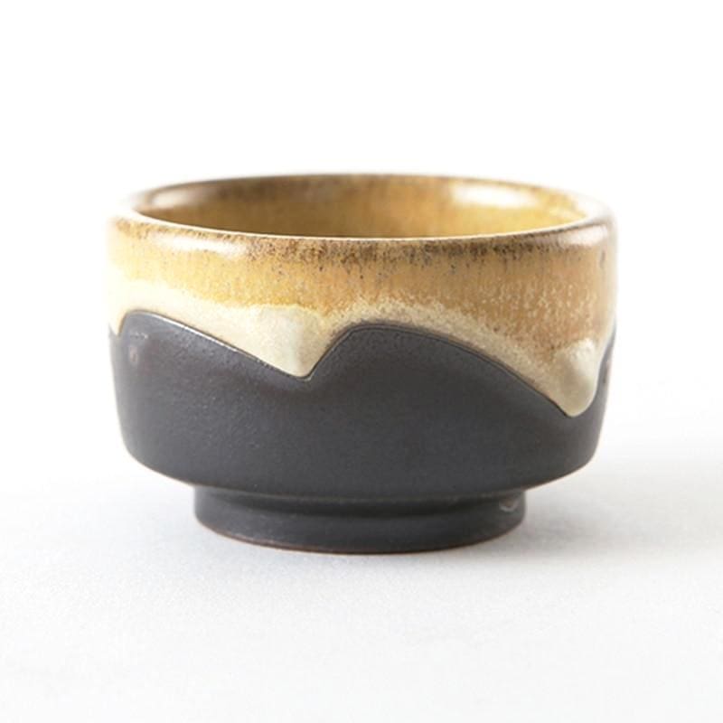Japanese Sake Cup Handmade Purple Clay For Tea
