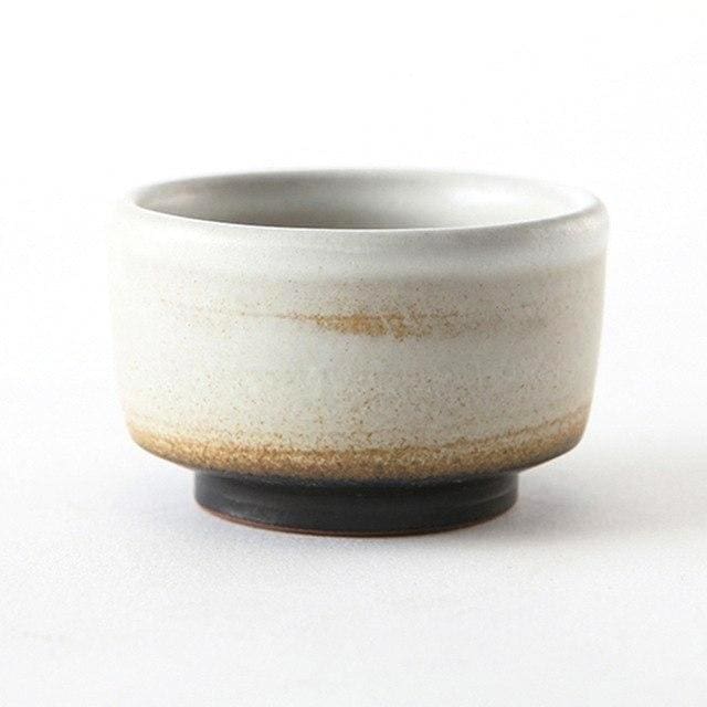 Japanese Sake Cup Handmade Purple Clay For Tea