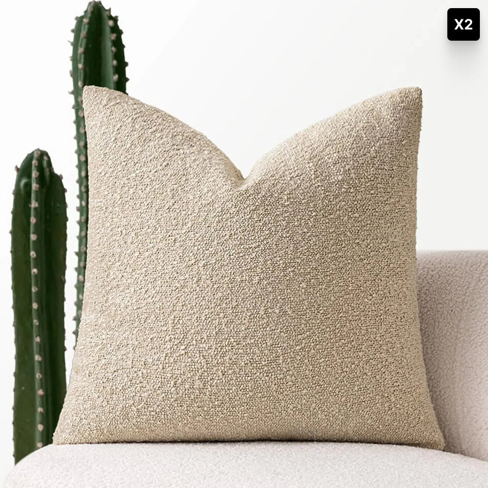 Bouclé Cushion Cover Soft Texture For Home