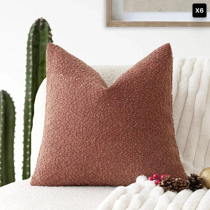 Bouclé Cushion Cover Soft Texture For Home