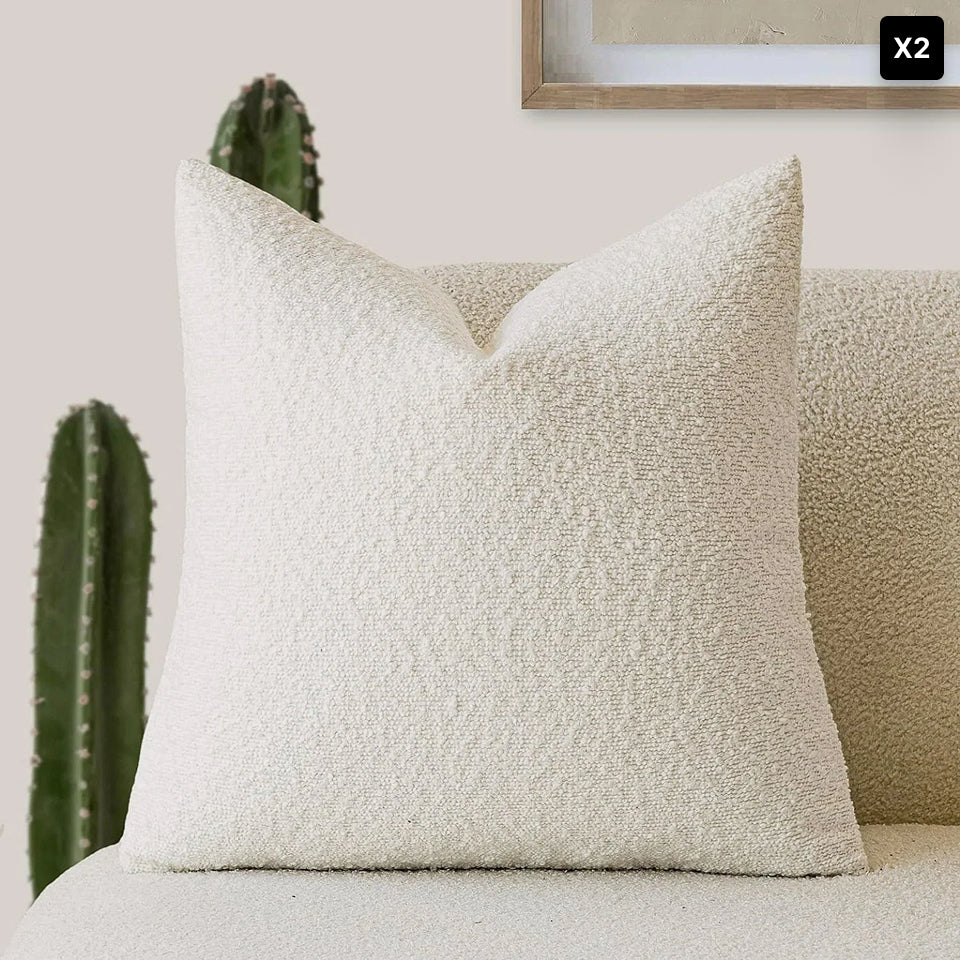 Bouclé Cushion Cover Soft Texture For Home